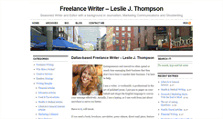 Desktop Screenshot of lesliejthompson.com