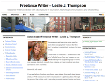 Tablet Screenshot of lesliejthompson.com